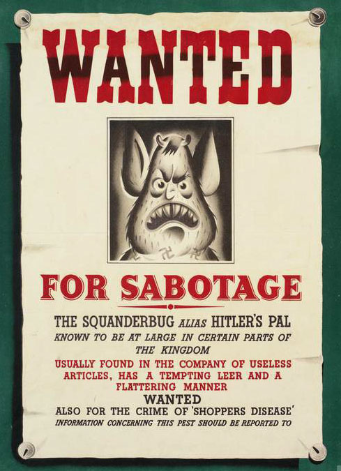 The Squander Bug - A poster tio promote National Savings for the War