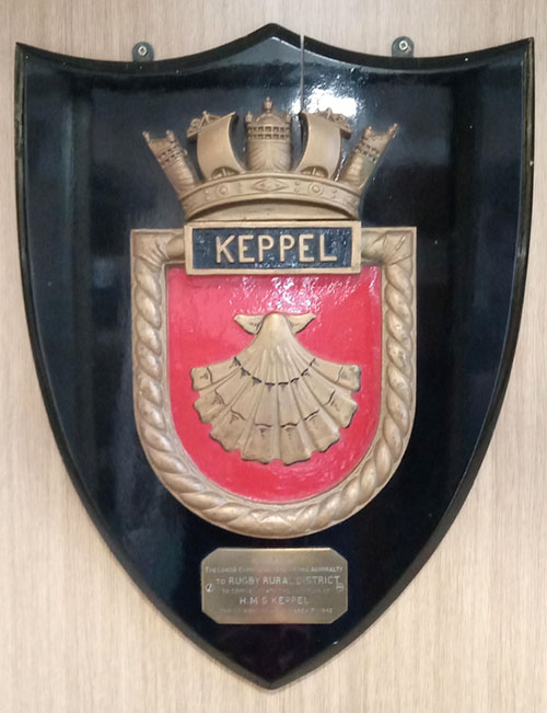 Shield with Crest of HMS Keppel