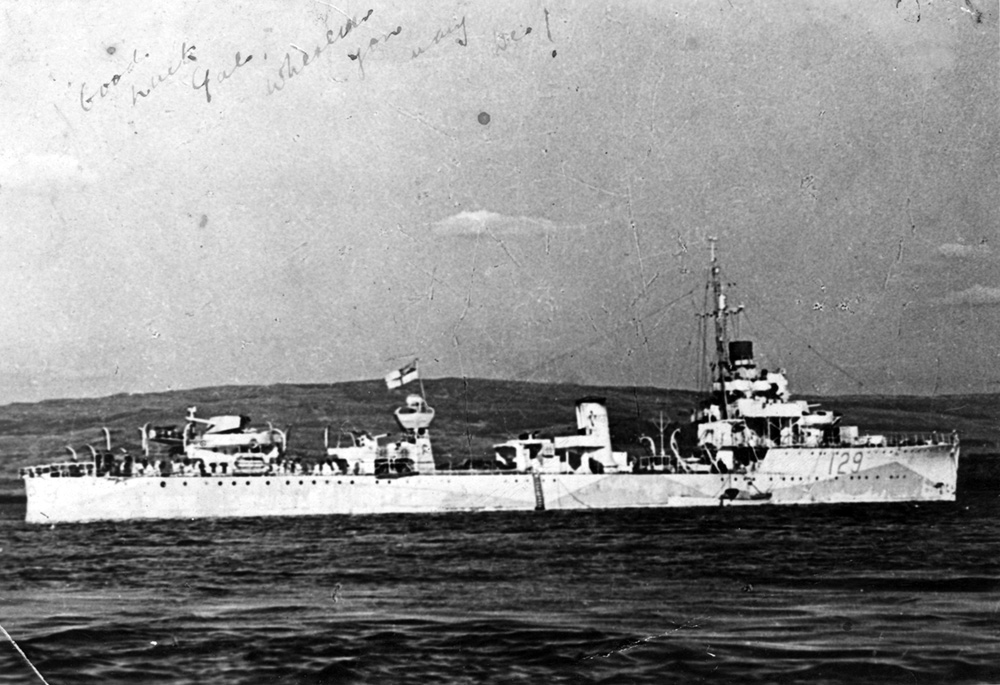 HMS Vanessa in 1943