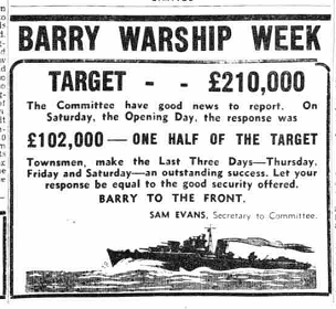 Advertisemen for Warships Week