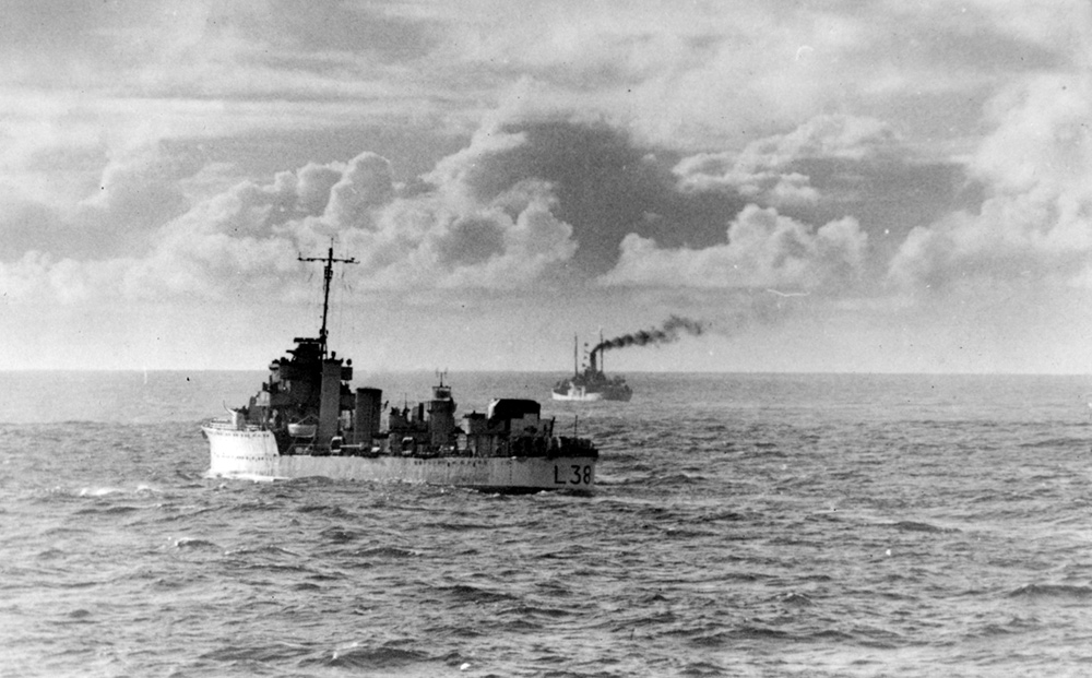 HMS Vanity in 1944