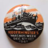 tin lapel badge