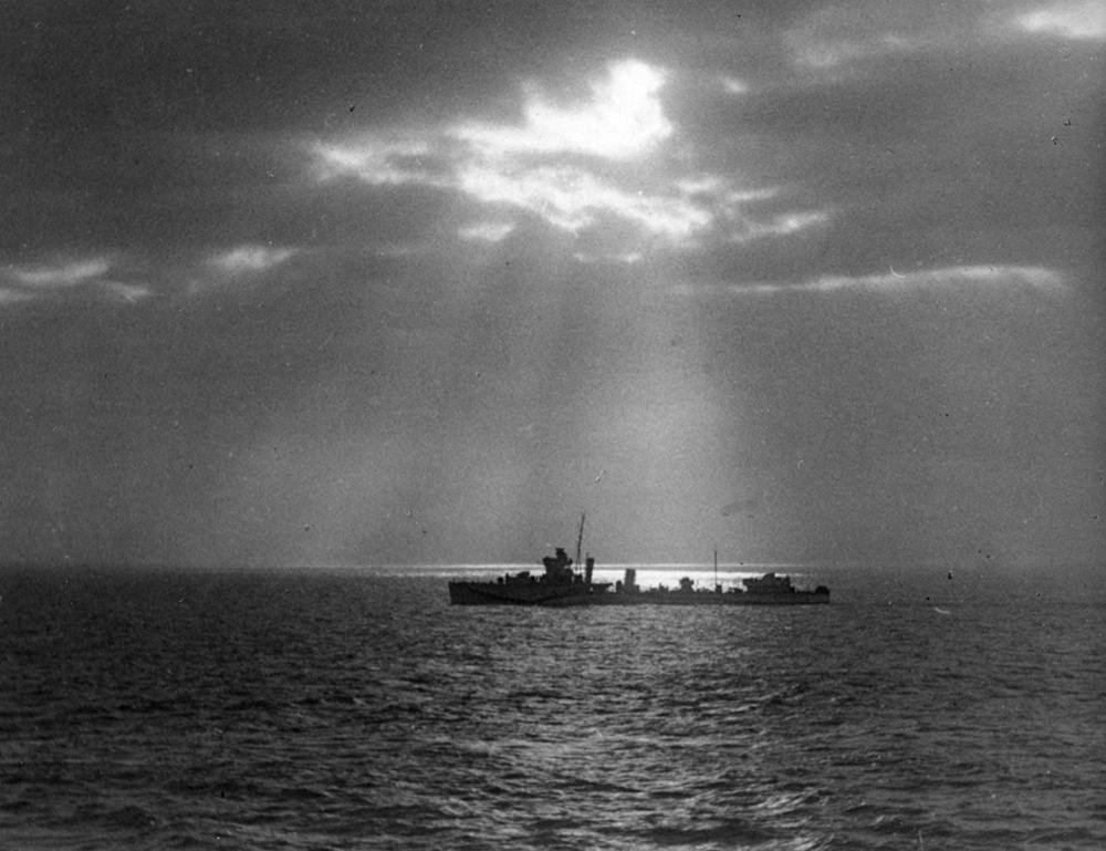 HMS Vega as part of the Rosyth Escort Force in 1944