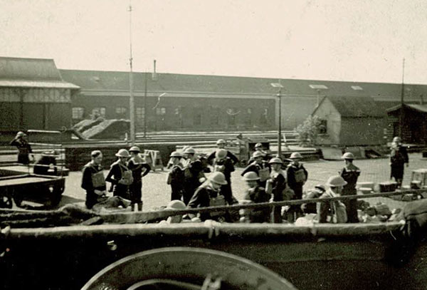 HMS Verity at Hook of Holland