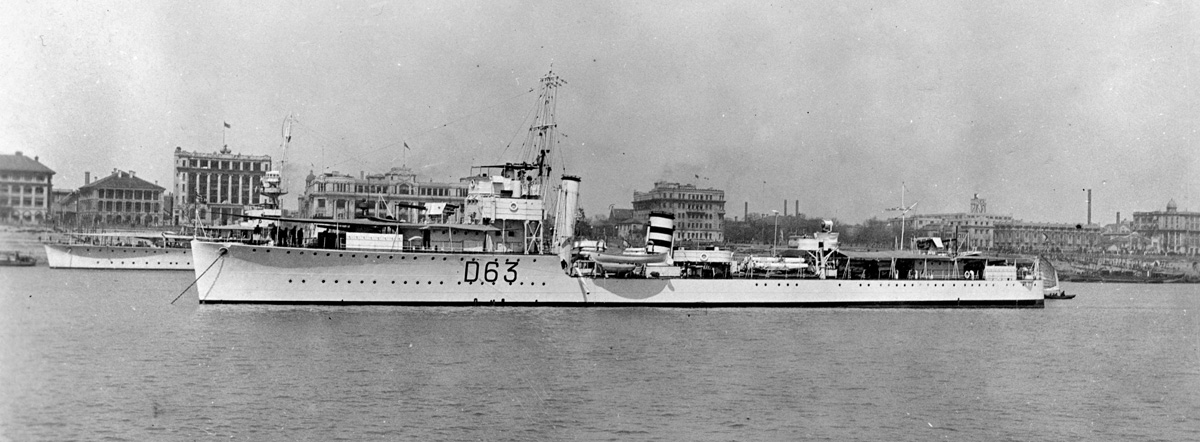 HMS Verity in the Med between the wars