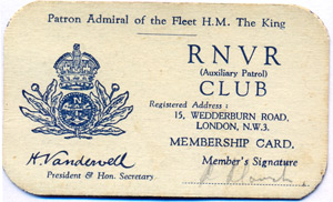 Club membership Card