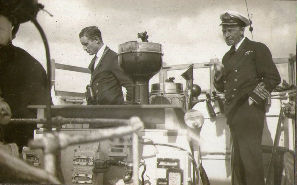 Officers on the Bridge of HMS Versatile