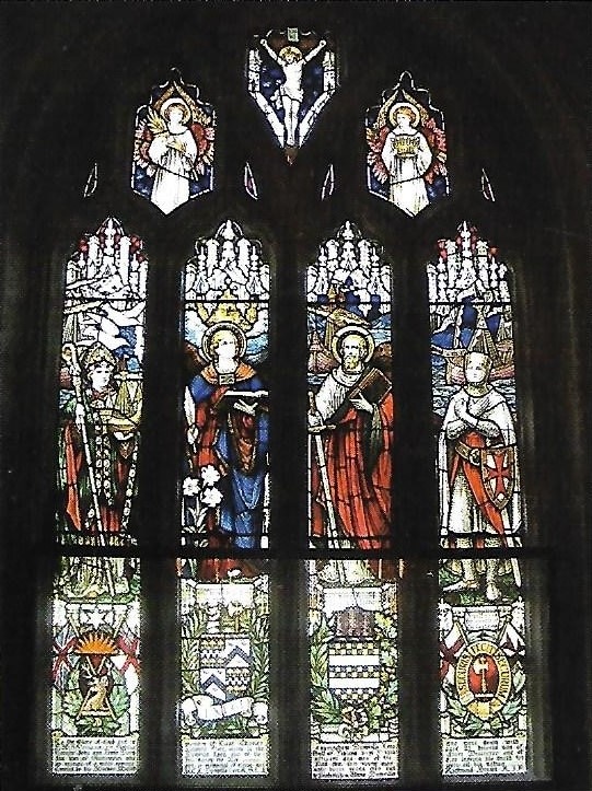 Memorial Window in All Saints Church, Okehamppton