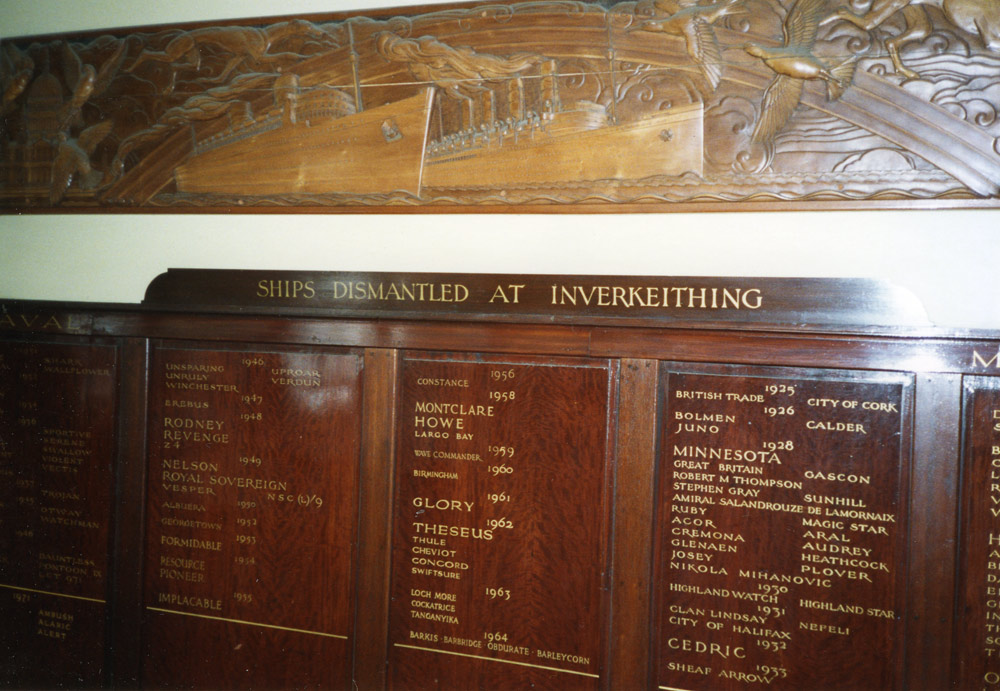 Ships broken up at Inverkeithing