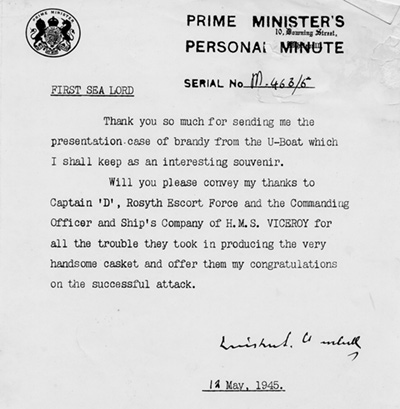 Letter from Churchill