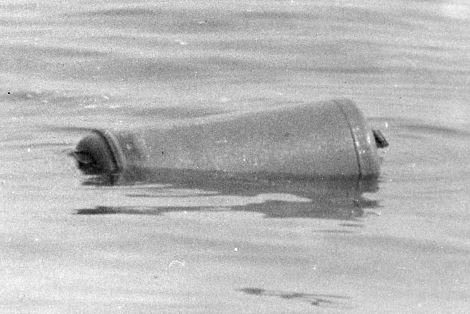 Cannister from U-boat containing brandy