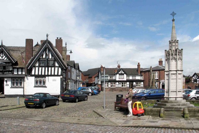 Saxon Crosses at Sandbach, Cheshire