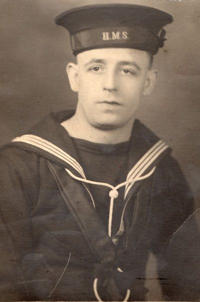 Peter McQuade, Gunner in HMS Vimy