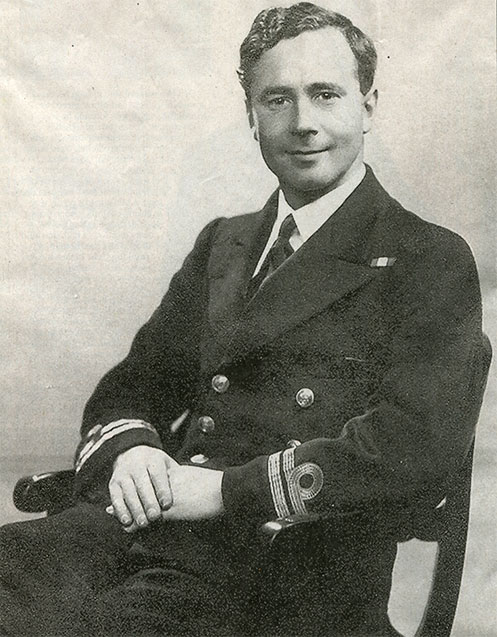 Lt Cdr John H Eaden DSC, CO of HMS Walpole, 1941-2