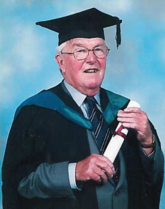 Bill Riseborough, a retired "young" graduate