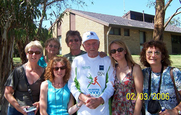 Alf Floyd and his family