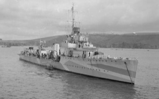 HMS Watchman after conversion to an LRE