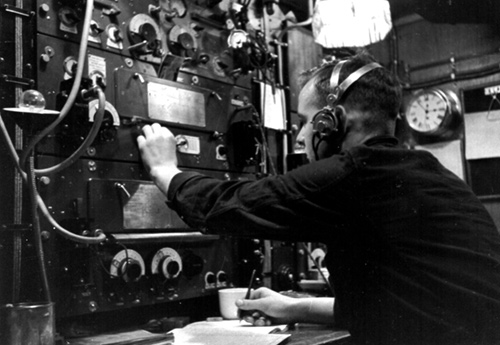 Telegrapoher on HMS Wwestminster