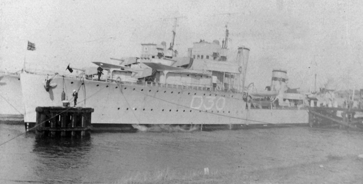HMS Whirlwind at IJmuiden in the Netherlands