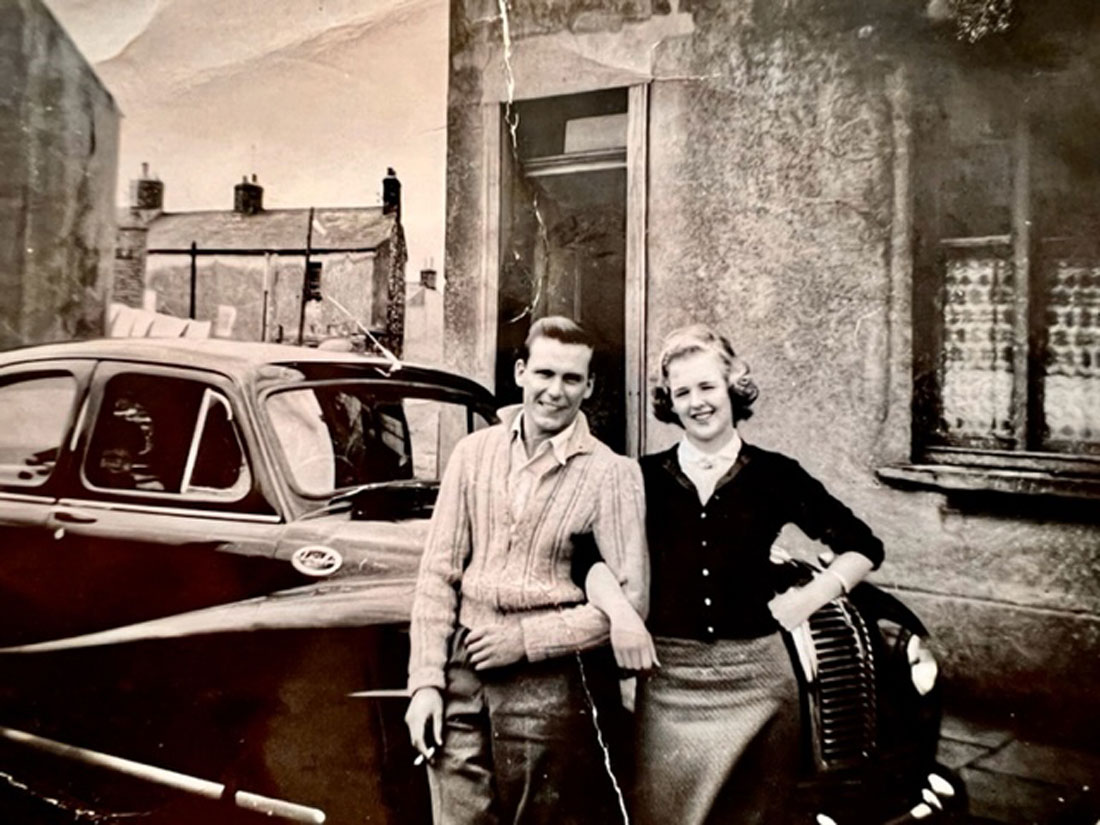 Cynthia Pimm and her husband Arthur Suller in 1960s