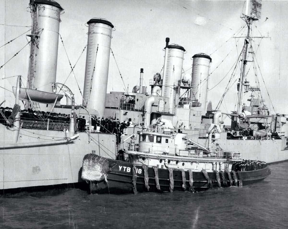 Murmans on return to USA in 1949 as USS Milawaukee - for scrapping