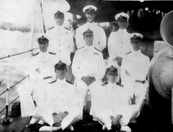 Officers in HMS Wishart