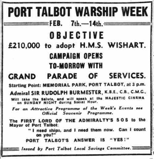 Advert for Warships Week