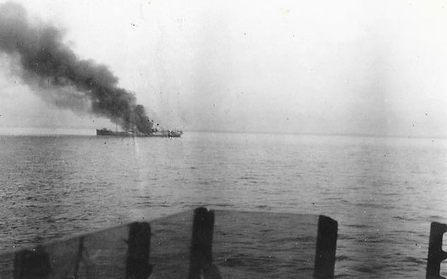 Bombed ship, Dunkirk