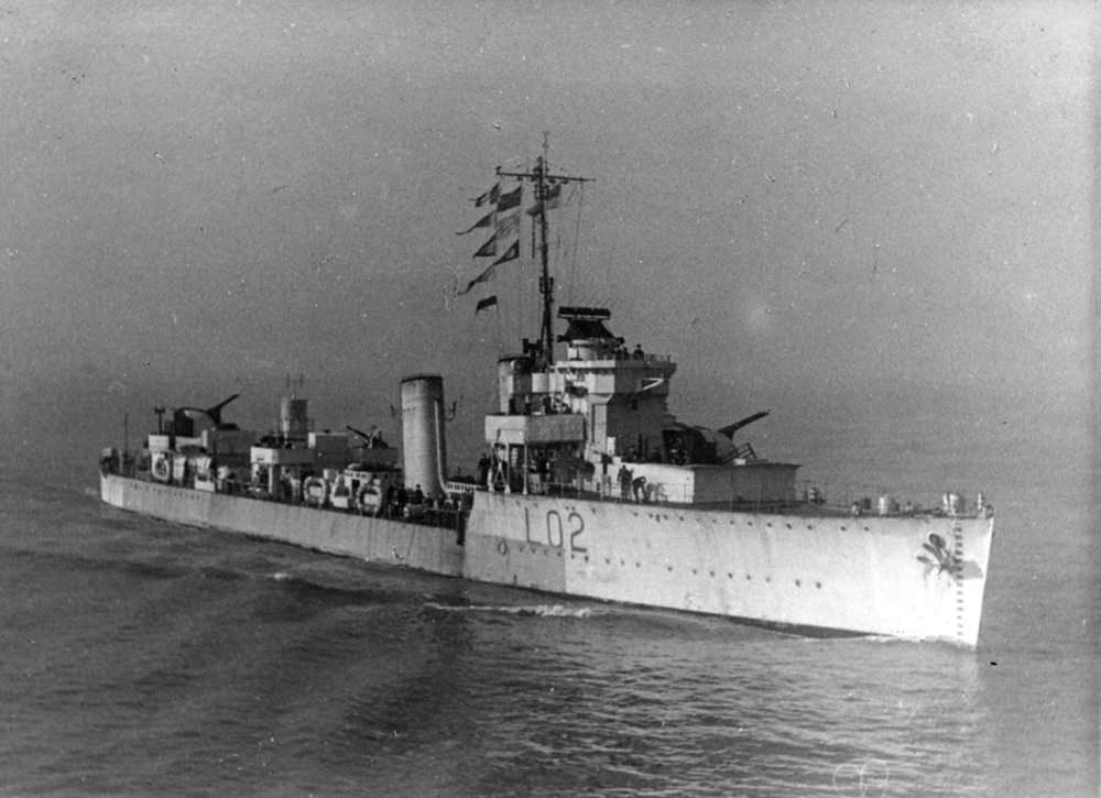 HMS Wolsey escorting East Coast Convoys 1944