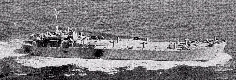 LST373 at sea