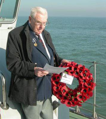 Wreath laying, HMS Worcester & Chasnnel Dash Anniversary